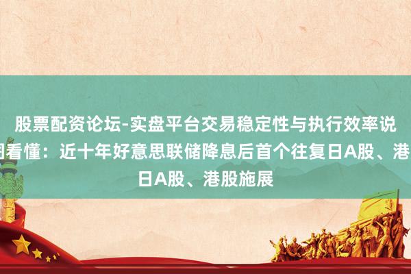 股票配资论坛-实盘平台交易稳定性与执行效率说明 一图看懂：近十年好意思联储降息后首个往复日A股、港股施展
